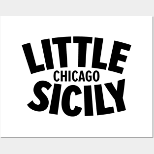 Chicago's Little Sicily Design - Embrace the Sicilian Soul of the Windy City Posters and Art